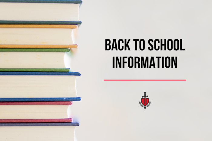 Back to school information
