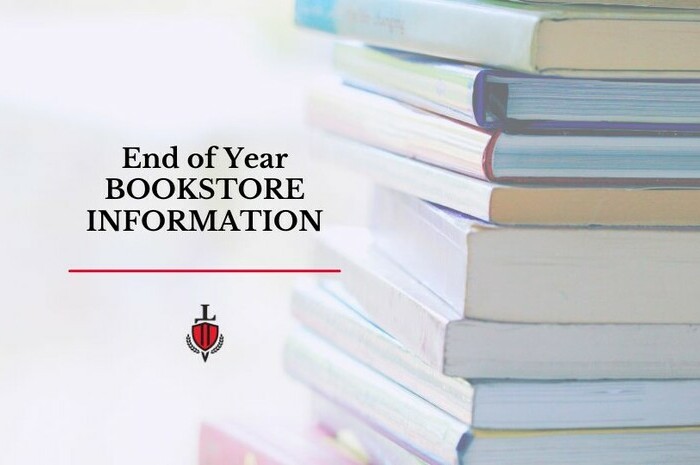 End of year bookstore information