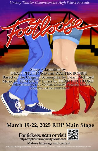 Footloose Poster March 19-22, 2025